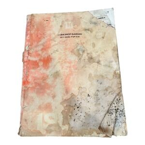 1982 Isuzu P'up Pickup KB Workshop Manual - Repair Service Book - Vintage Truck‎